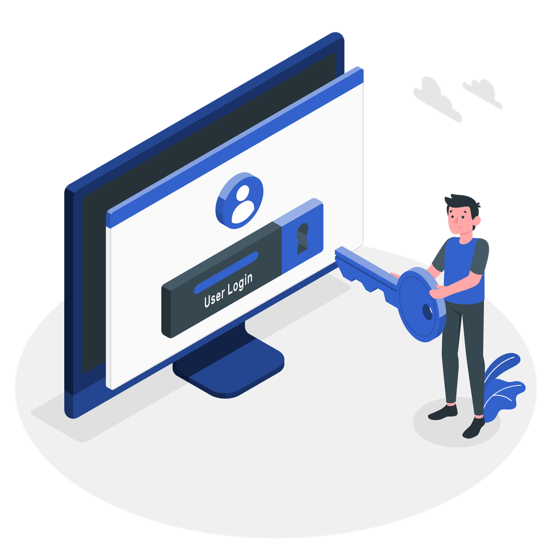 Login mockup